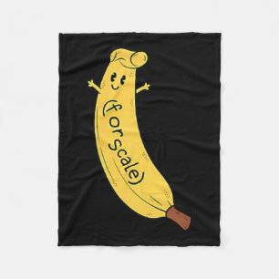Trump It's Banana (for Scale) Funny 1  Fleece Blanket