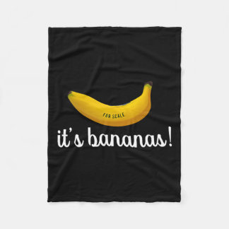Trump It's Banana (for Scale) Funny  Fleece Blanket
