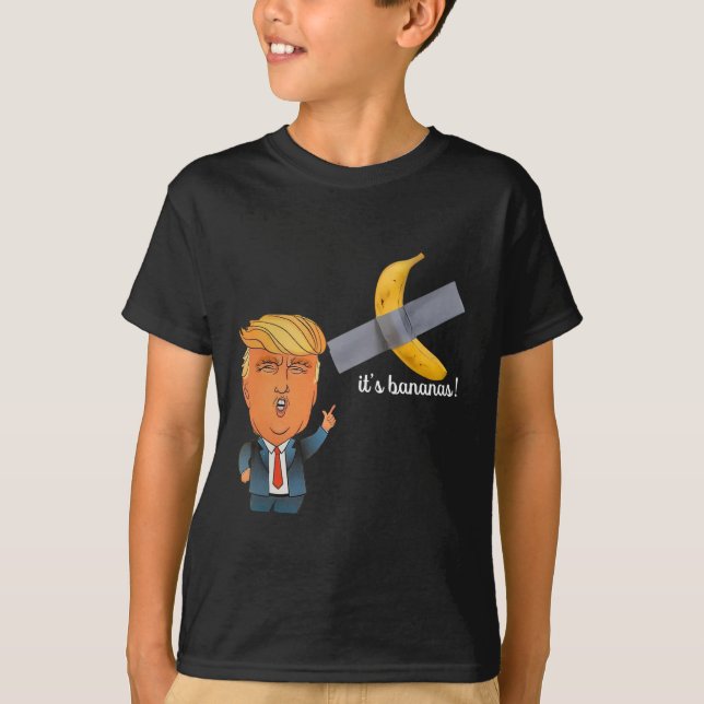 Trump It's Banana (for Scale) Starship Funny Trump T-Shirt (Front)