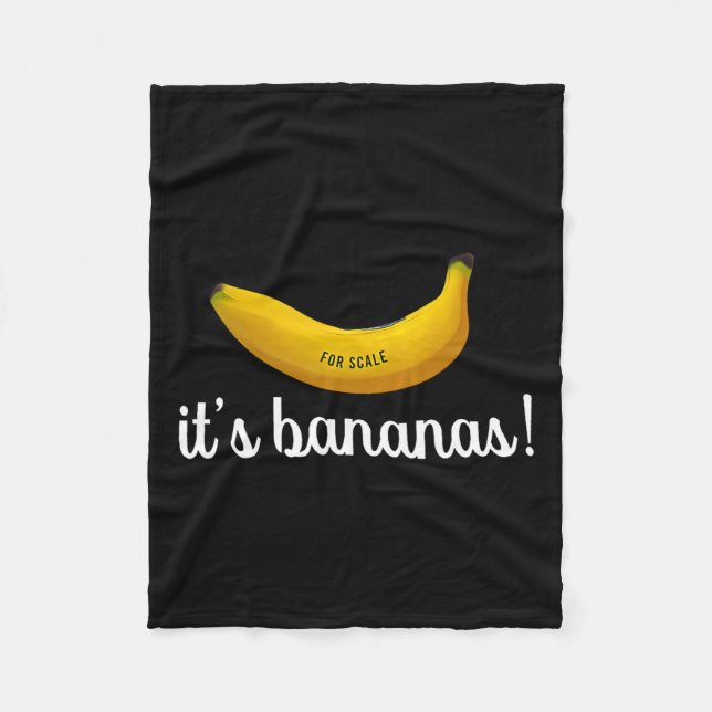 Trump It's Nana (for Scale) Funny 2  Fleece Blanket (Front)