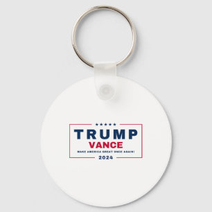 Trump Jd Vance Vp Make America Great Once Again! 2 Keychain