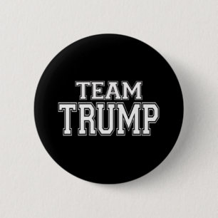 Trump Jersey Style Shirt W Trump 47 On Back 2 Inch Round Button