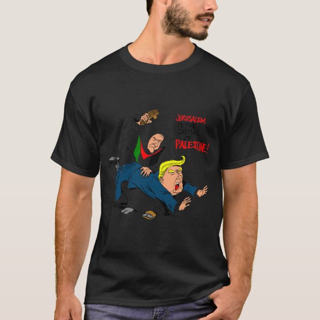 Trump Jerusalem Israel Palestine T-Shirt (Front)
