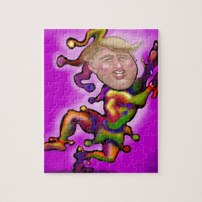 Trump Jester Jigsaw Puzzle (Vertical)