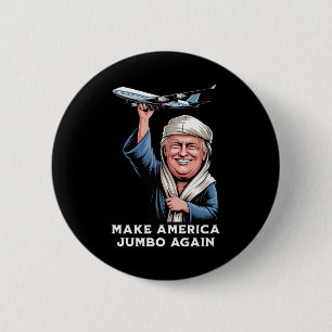 Trump Jumbo Jet Adventure For Aviation Enthusiasts 2 Inch Round Button