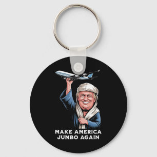 Trump Jumbo Jet Adventure For Aviation Enthusiasts Keychain