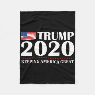 Trump Keeping America Great- Funny Trump  Fleece Blanket