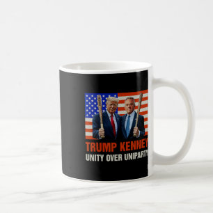 Trump Kennedy Unity Over Uniparty 2024 Funny Elect Coffee Mug