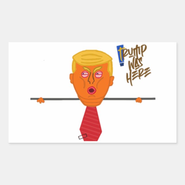 Trump Kilroy Dark Sticker (Front)