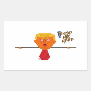 Trump Kilroy Dark Sticker