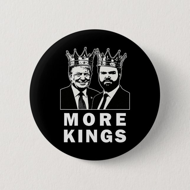 Trump King Patriotic Independence Day 4th Of July  2 Inch Round Button (Front)