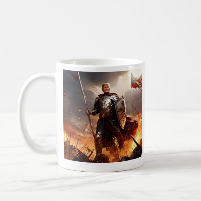Trump l'Américain Guardian Coffee Mug (Gauche)
