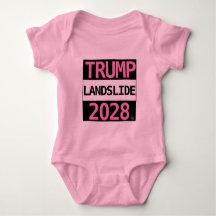 TRUMP LANDSLIDE 2028 for BABY! Baby Bodysuit