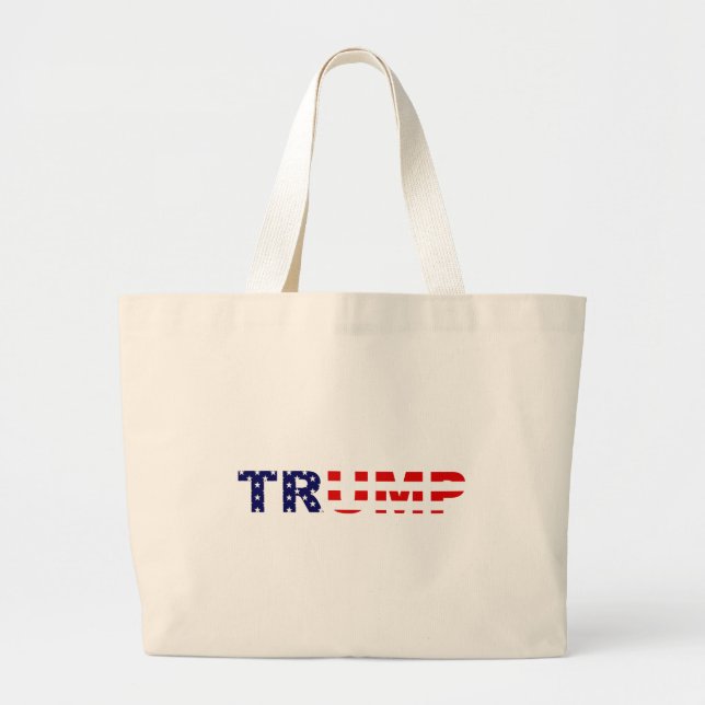 trump large tote bag (Front)