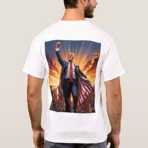 Trump le T-shirt américain Superhero"