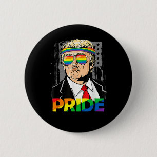Trump Lgbt Gay Pride Month Lesbian Biual Transgend 2 Inch Round Button