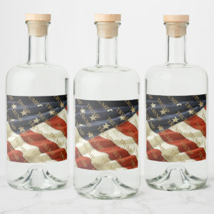 TRUMP LIQUOR BOTTLE LABEL