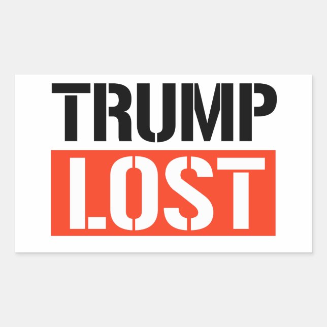 Trump Lost Sticker (Front)