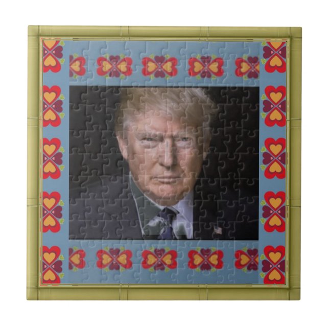 Trump Love Tile (Front)