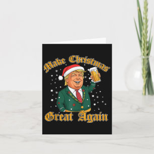 Trump Lover Merry Christmas With Trump Brothers Card