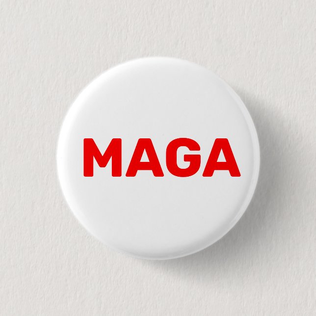  Trump Maga 2024  1 Inch Round Button (Front)