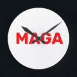 Trump Maga 2024  Round Clock<br><div class="desc">Donald Trump</div>