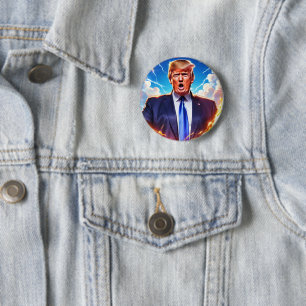 Trump MAGA 2024 Take America Back 2 Inch Round Button
