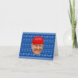 TRUMP MAGA Christmas Thank You Card