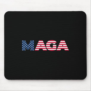 Trump Maga Freedom 4th Of July 2024 Usa Flag 45 47 Mouse Pad