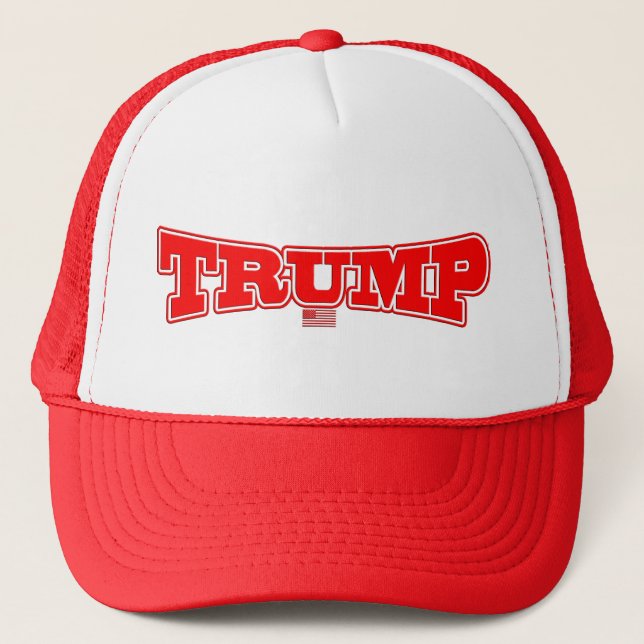 TRUMP MAGA GEAR BY EKLEKTIX TRUCKER HAT (Front)