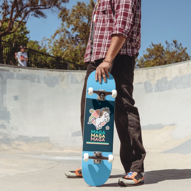 TRUMP MAGA UNICORN SKATEBOARD DECK  (Outdoor 2)
