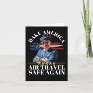 Trump Make America Air Travel Great Again 1  Card