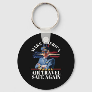 Trump Make America Air Travel Great Again 1 Keychain