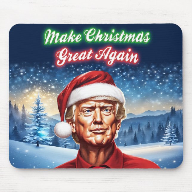 Trump - Make Christmas Great Again Mouse Pad (Front)