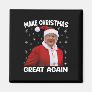 Trump Make Christmas Great Again Santa Trump Premi Magnet