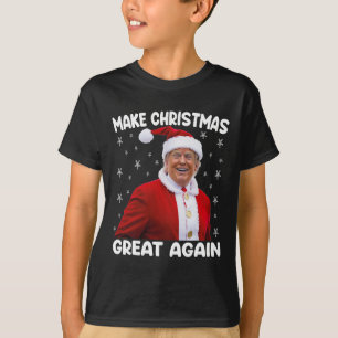 Trump Make Christmas Great Again Santa Trump  T-Shirt