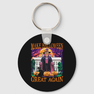 Trump Make Halloween Great Again Funny Trump Hallo Keychain