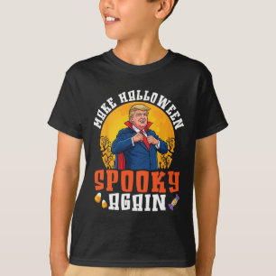 Trump Make Halloween Spooky Again Funny Dracula Co T-Shirt