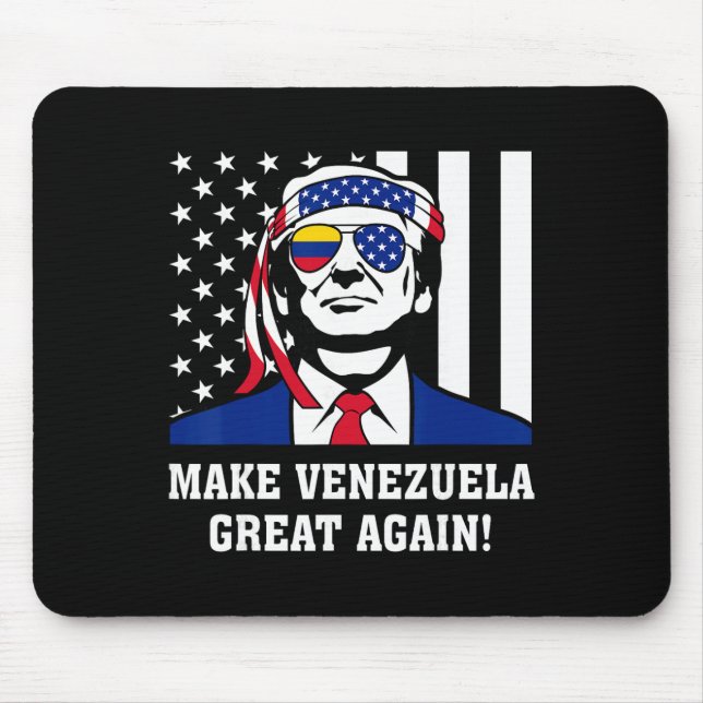 Trump Make Venezuela Great Again _2  Mouse Pad (Front)