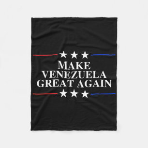 Trump Make Venezuela Great Again _8 Fleece Blanket