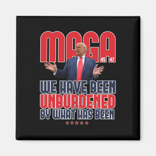 Trump Mega 2024 47th President Unburdened Meme Des Magnet