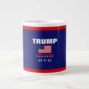 TRUMP MEILLEUR PRÉSIDENT JAMAIS 45 & 47 MUG À CAFE