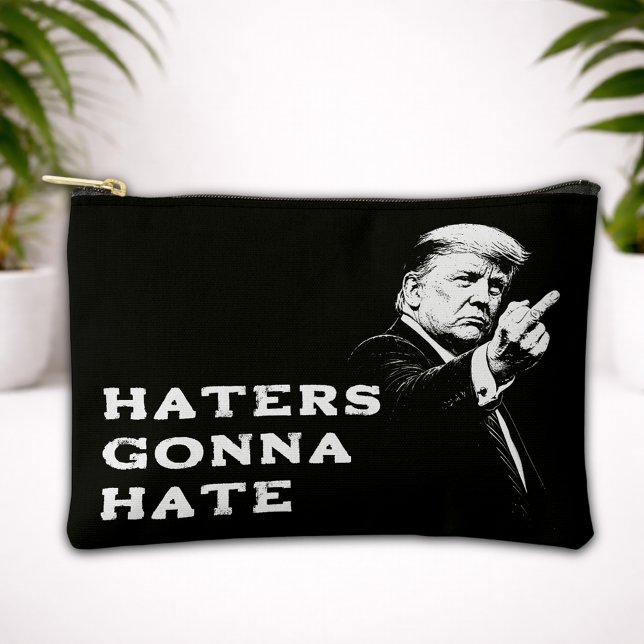 Trump Middle Finger 2026 Meme Funny Accessory Pouch (Creator Uploaded)
