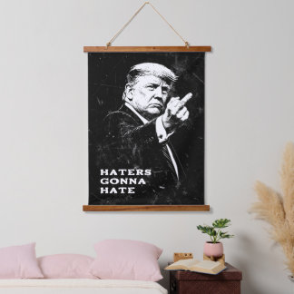 Trump Middle Finger 2026 Meme Funny Hanging Tapestry