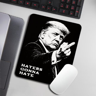 Trump Middle Finger 2026 Meme Funny Mouse Pad