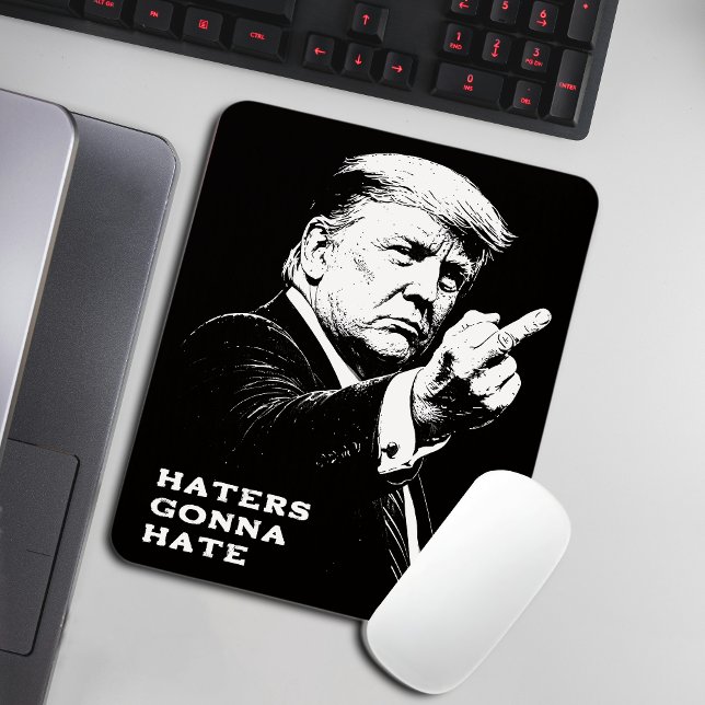 Trump Middle Finger 2026 Meme Funny Mouse Pad (Creator Uploaded)