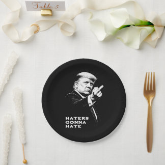 Trump Middle Finger 2026 Meme Funny Paper Plate