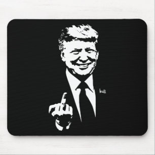 Trump Middle Finger Mouse Pad