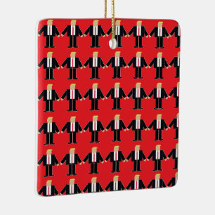 Trump Minis Ceramic Ornament