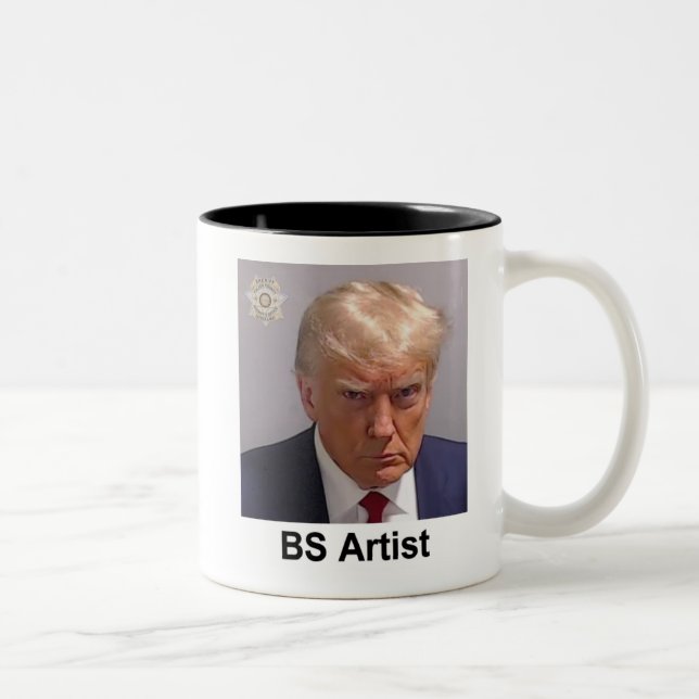 Trump Mug "BS Artist" mugshot (Right)